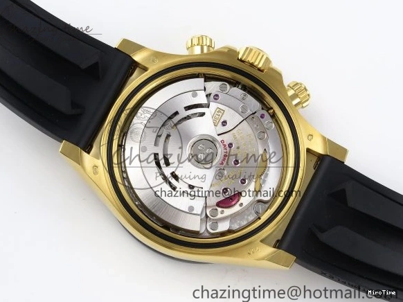 MiroTime 0106 DAYTONA 116518 APSF 1:1 BEST EDITION BLACK DIAL ON OYSTERFLEX RUBBER STRAP SH RelaxedFit 1782